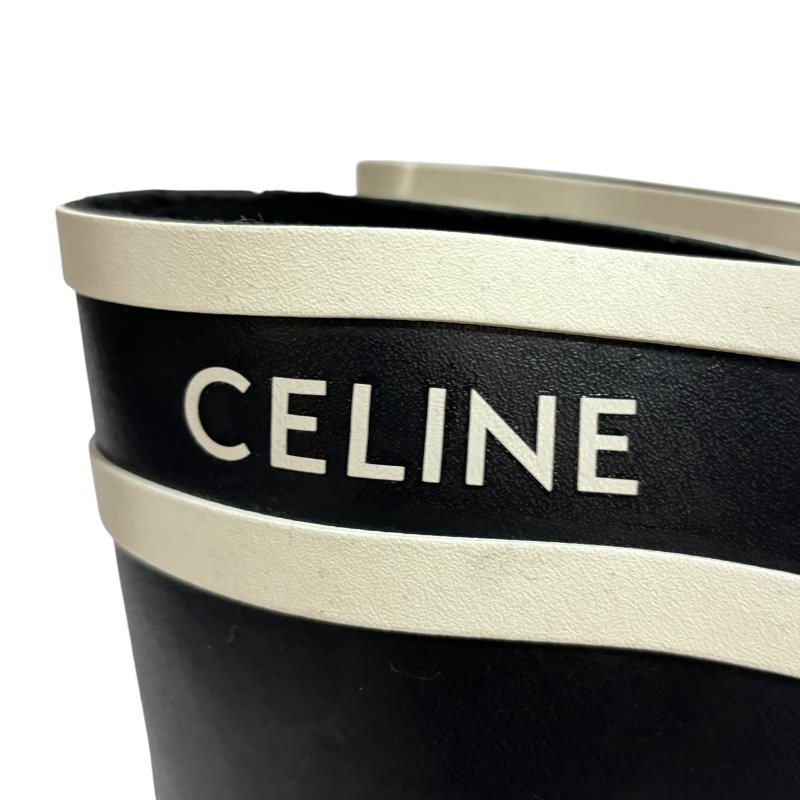 【美收精品】CELINE 海軍藍短筒雨鞋 4-565-5
