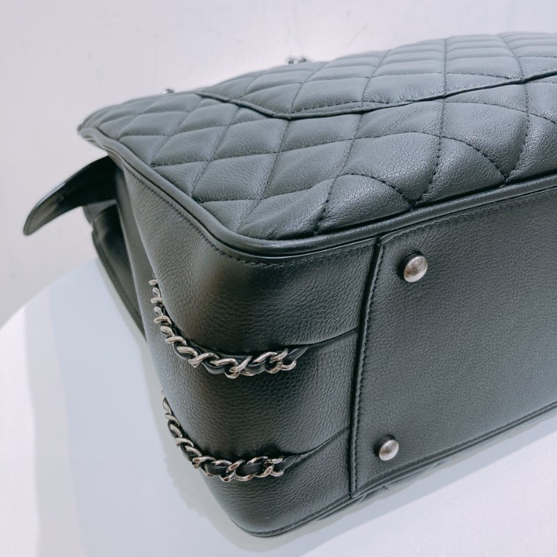 TW4572 Chanel 香奈兒 托特包 黑色牛皮 Tote Bag Calfskin Black x PHW-7