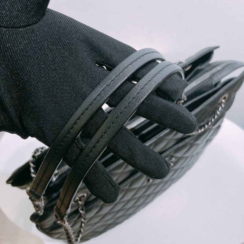 TW4572 Chanel 香奈兒 托特包 黑色牛皮 Tote Bag Calfskin Black x PHW-16
