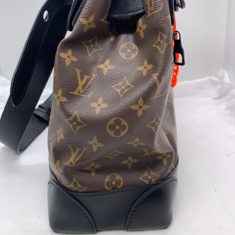 LV路易威登Solar Ray Steamer PM字母圖案單肩手提包-4