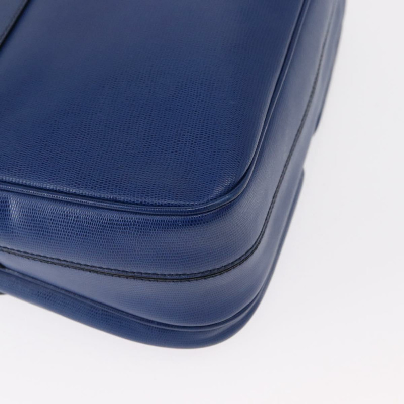 【日本直送】CELINE 圓背包 皮革 藍色 金色 正品 153882V-16