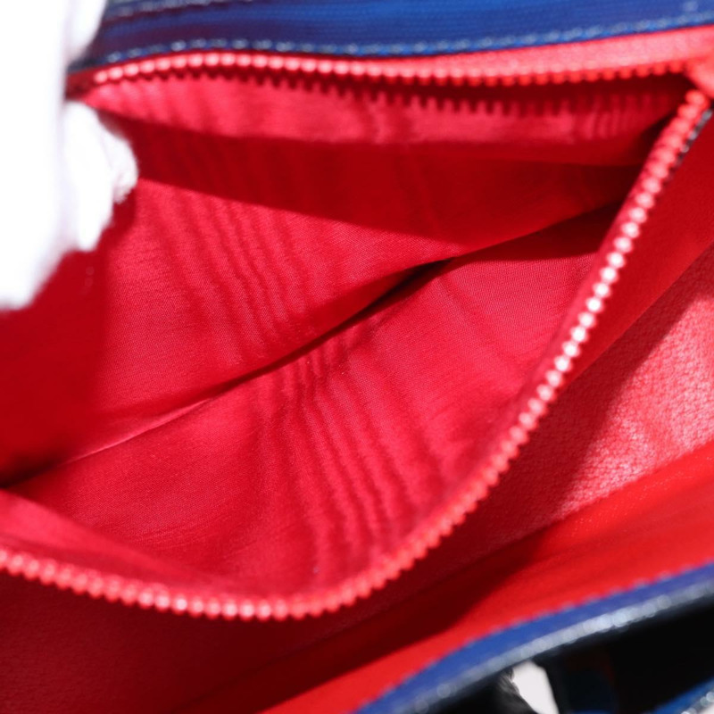 【日本直送】CELINE 圓背包 皮革 藍色 金色 正品 153882V-23