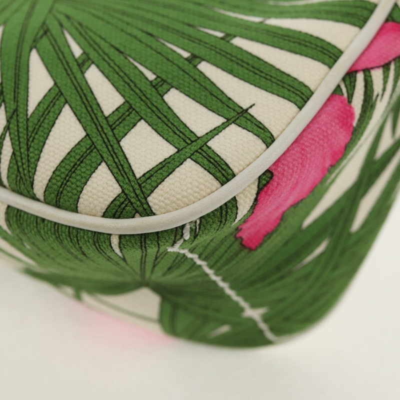 【日本直送】CELINE 帆布綠金色配件包 Auth 153858V-16