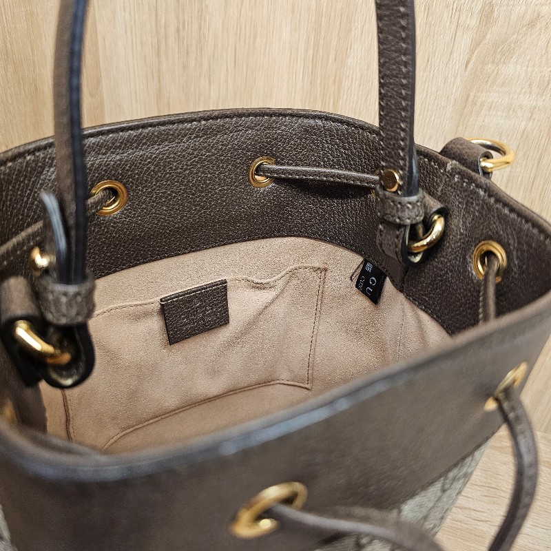 [經典好物甜價❣️] Gucci Ophidia 金釦束口小號手提斜背水桶包-13