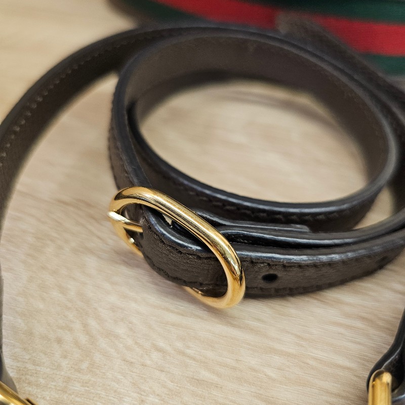 [經典好物甜價❣️] Gucci Ophidia 金釦束口小號手提斜背水桶包-19