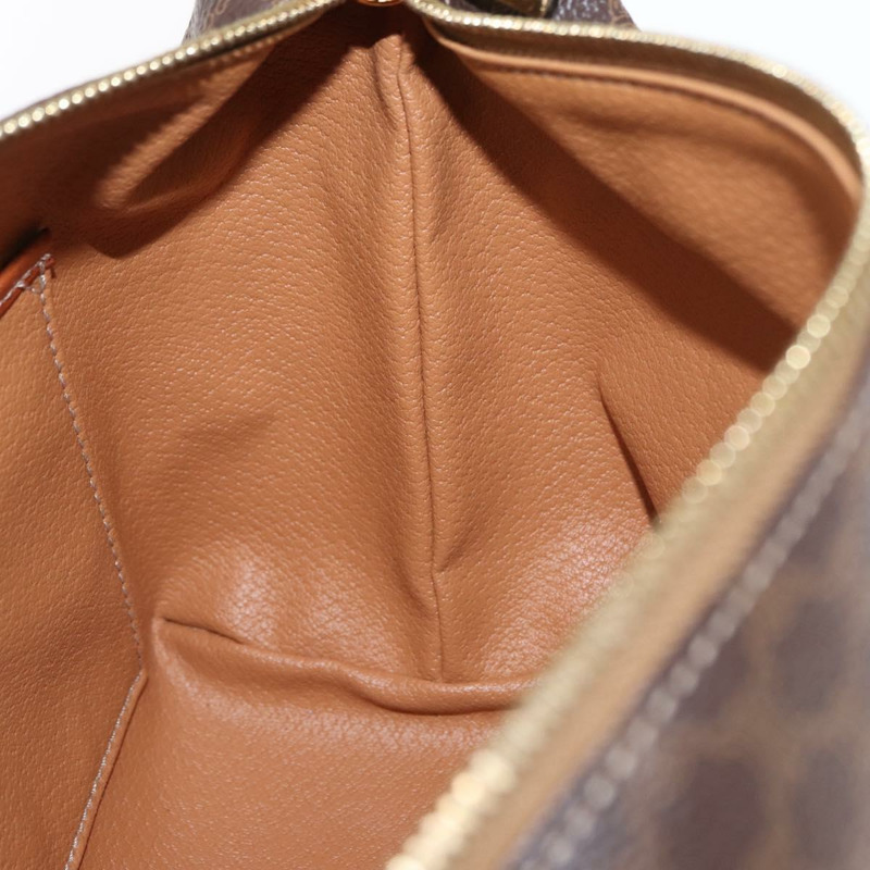 【日本直送】CELINE Macadam帆布手提包 PVC皮革 棕色 金色 正品 yk19506V-19