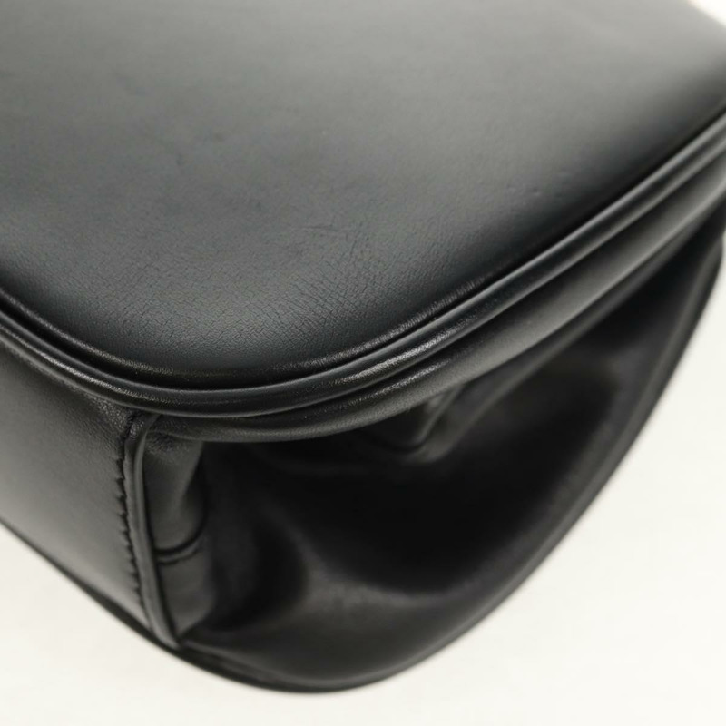 【日本直送】BURBERRY 黑色金色皮革單肩包，正品編號 151361AV-16