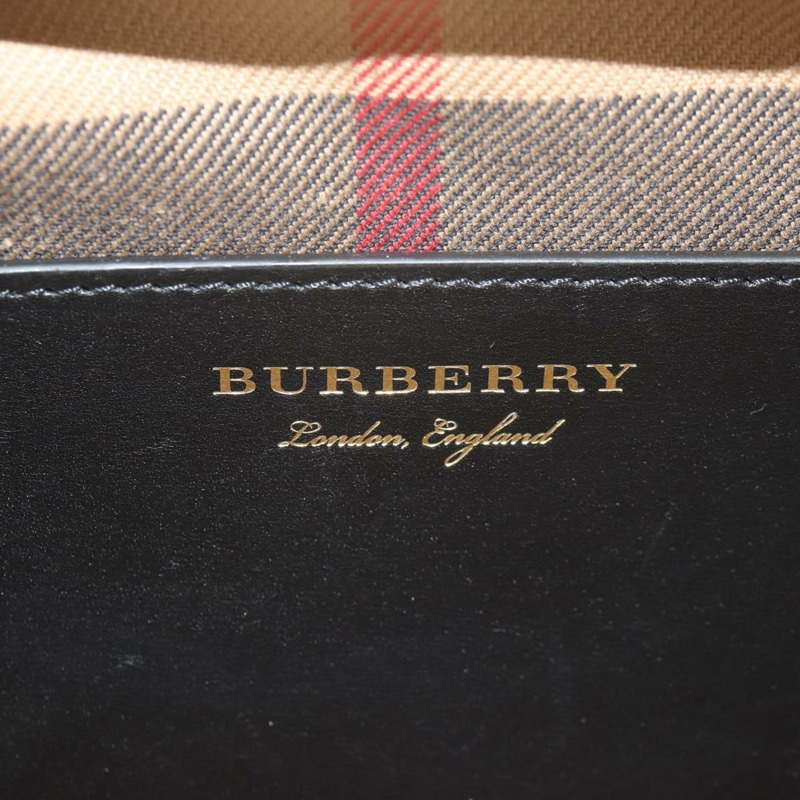 【日本直送】BURBERRY 黑色金色皮革單肩包，正品編號 151361AV-20