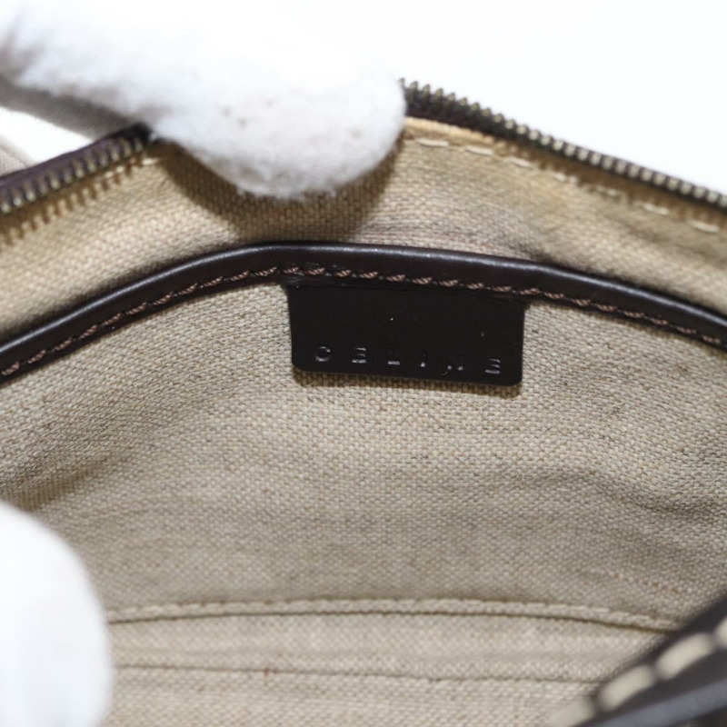 【日本直送】CELINE 配件包 帆布 棕色 Auth 154612V-18