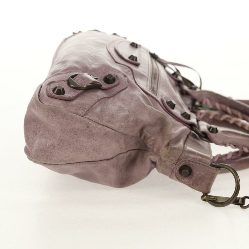 【日本直送】BALENCIAGA The City 手提包 皮革 2way 紫色 103208 正品 148620V-3