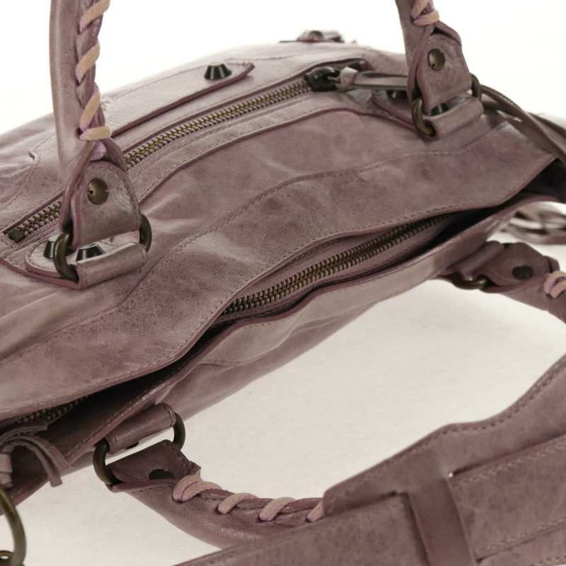 【日本直送】BALENCIAGA The City 手提包 皮革 2way 紫色 103208 正品 148620V-5