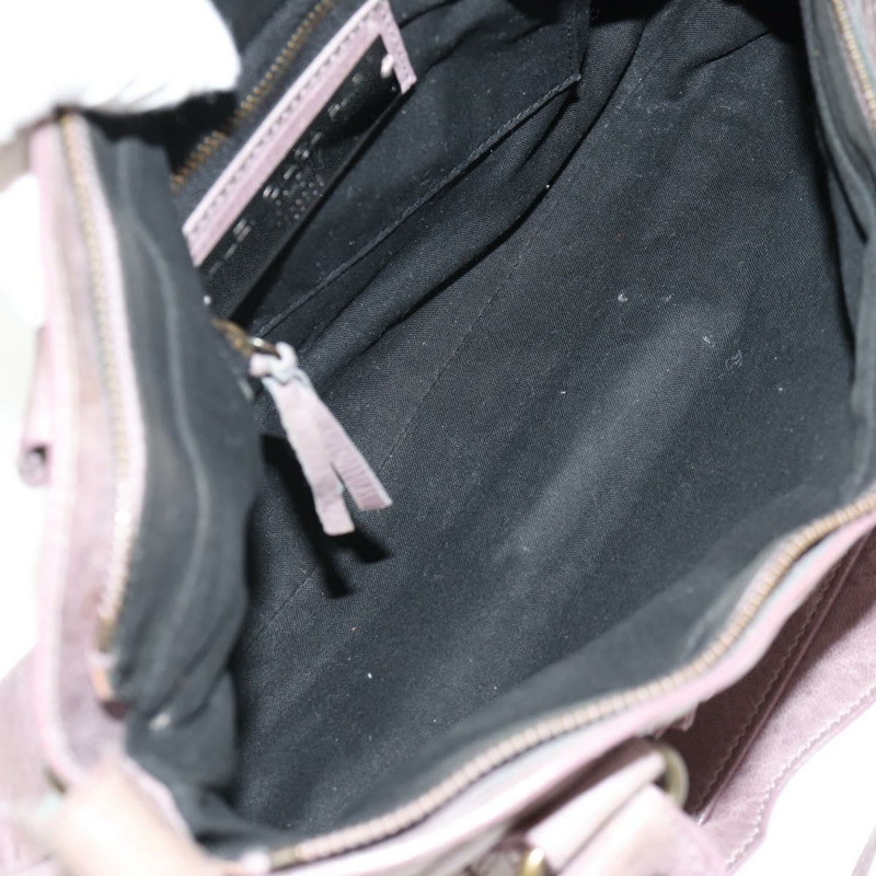 【日本直送】BALENCIAGA The City 手提包 皮革 2way 紫色 103208 正品 148620V-9