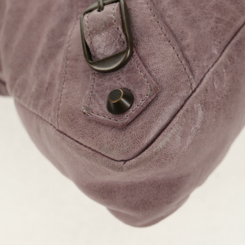 【日本直送】BALENCIAGA The City 手提包 皮革 2way 紫色 103208 正品 148620V-16