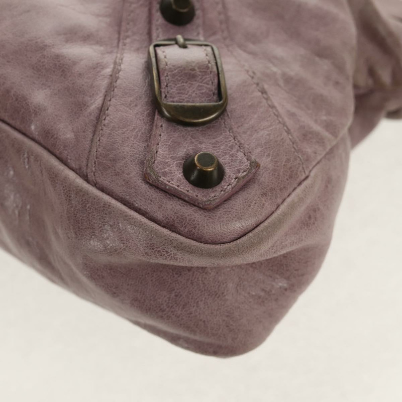 【日本直送】BALENCIAGA The City 手提包 皮革 2way 紫色 103208 正品 148620V-17