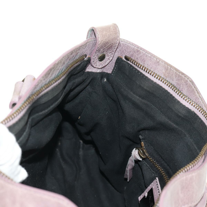 【日本直送】BALENCIAGA The City 手提包 皮革 2way 紫色 103208 正品 148620V-23