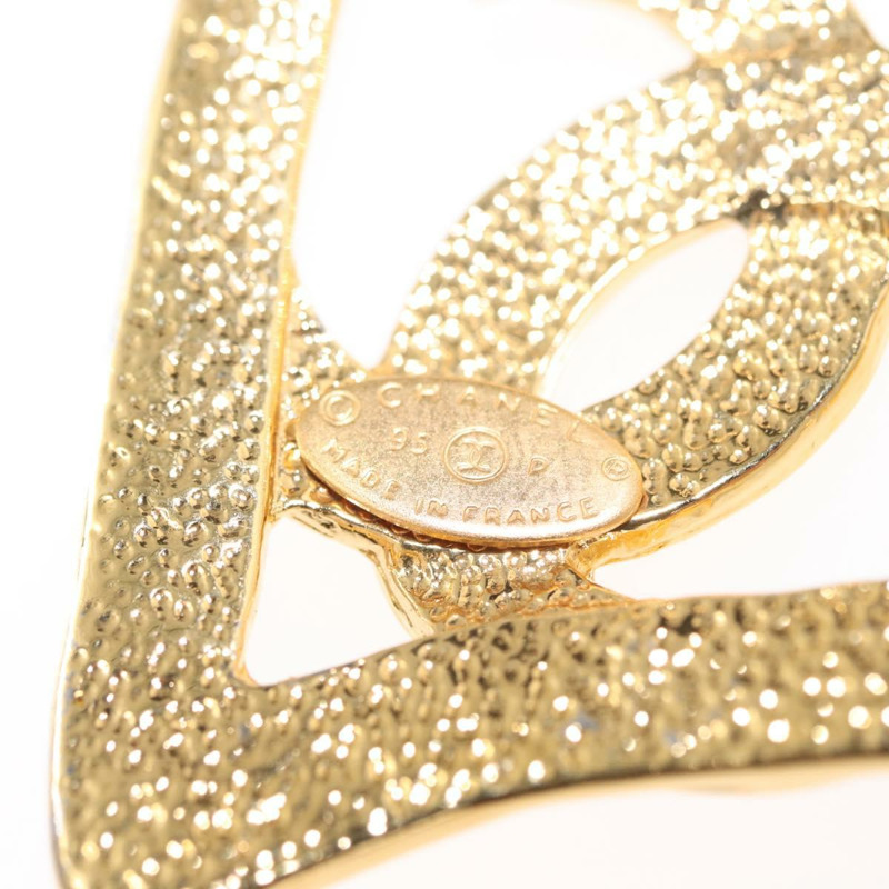 【日本直送】香奈兒 COCO 標誌項鍊，金屬金色 CC 標誌，正品編號 154033SAV-10