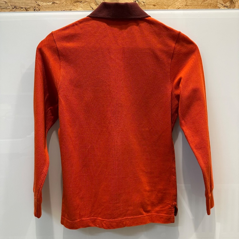 【美收精品】HERMES 橘紅色polo衫 4-134-1