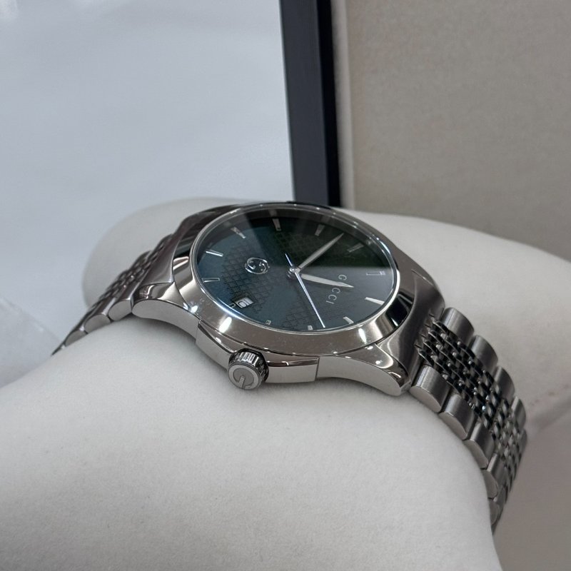 *SHIHNA名牌精品* Gucci G-Timeless 126.4 綠色男士腕錶-3