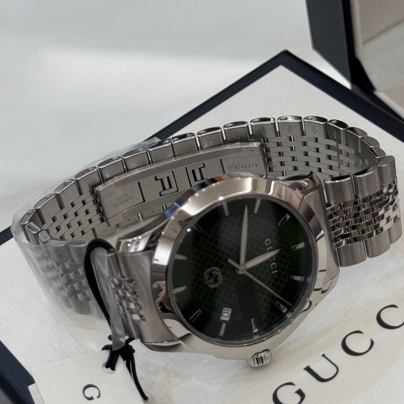 *SHIHNA名牌精品* Gucci G-Timeless 126.4 綠色男士腕錶-5