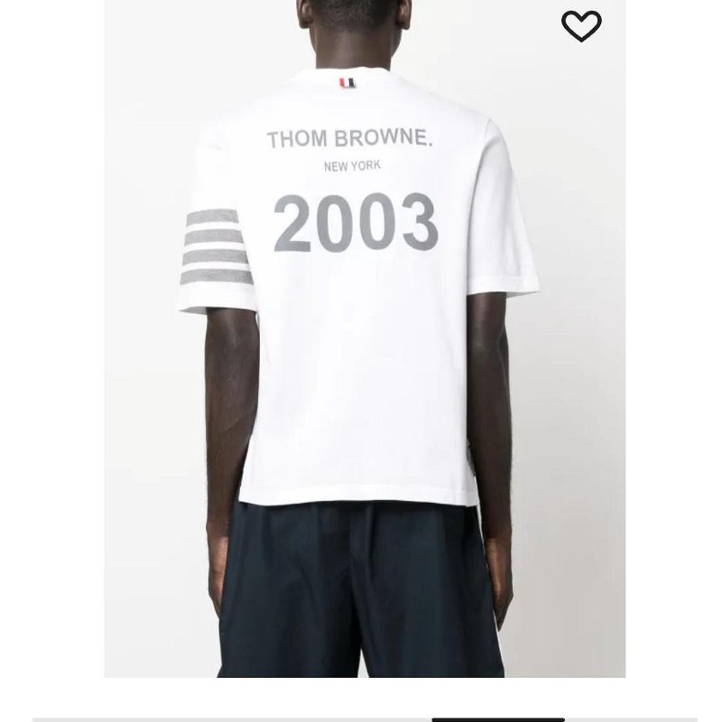 💎Han's house精品服飾💎 Thom Browne TB 4槓 短T 2003創始年 限定 短袖 原價14600-3