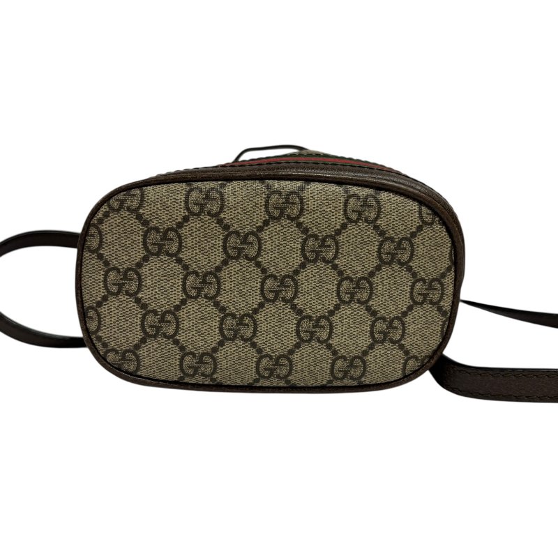 【美收精品】GUCCI 茶色老花肩背包 4-583-5