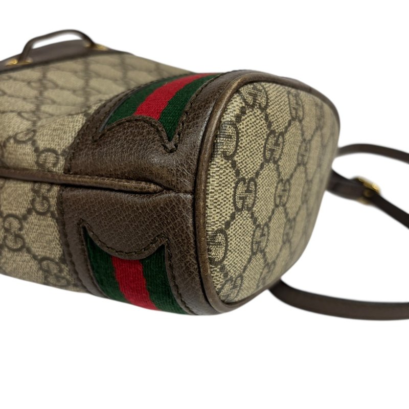 【美收精品】GUCCI 茶色老花肩背包 4-583-6