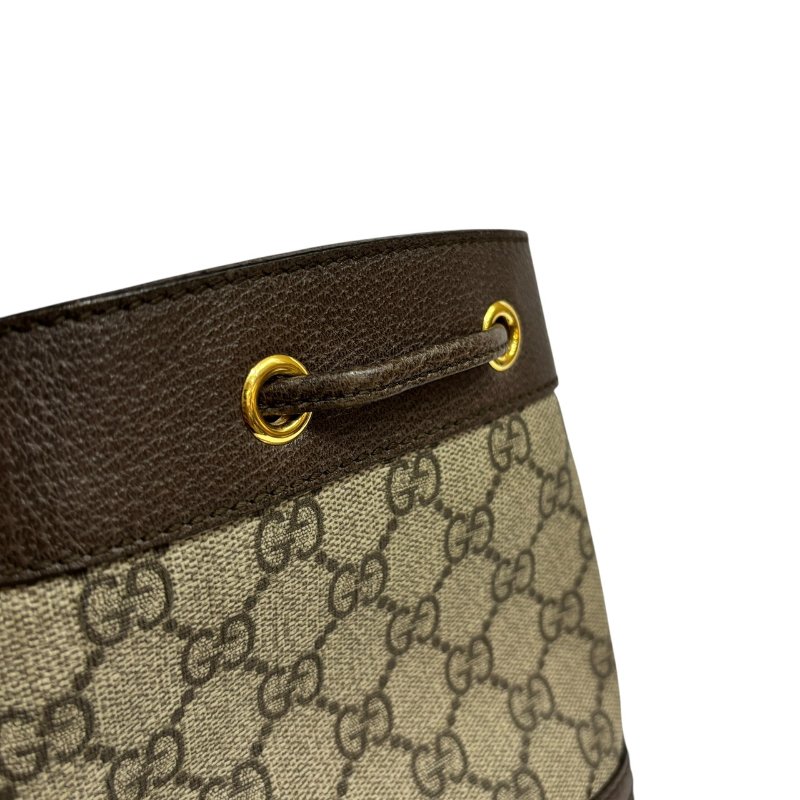 【美收精品】GUCCI 茶色老花肩背包 4-583-9