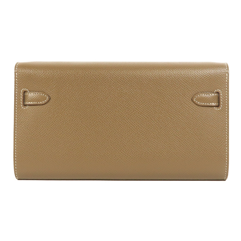 HERMES Epsom皮革Kelly To Go金扣肩背袋Etoupe-1