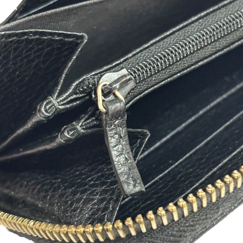 【美收精品】GUCCI 黑色牛皮長夾 4-584-11