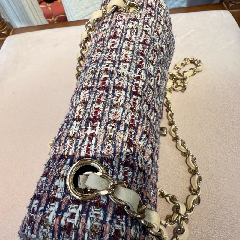 Chanel 大mini 细闪毛呢款 29开 全套-5