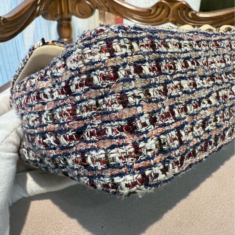 Chanel 大mini 细闪毛呢款 29开 全套-6