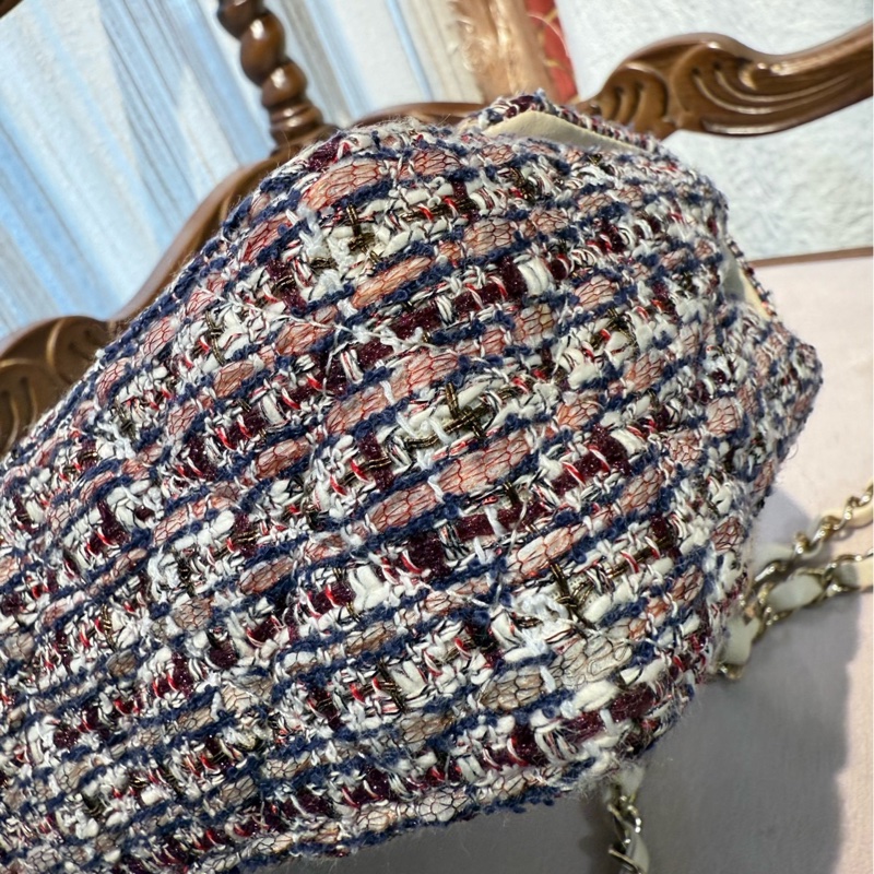 Chanel 大mini 细闪毛呢款 29开 全套-7