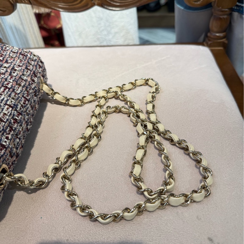 Chanel 大mini 细闪毛呢款 29开 全套-9