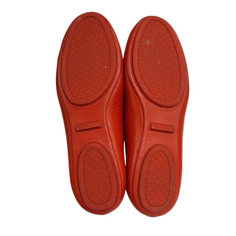 【美收精品】TORY BURCH 番茄紅平底鞋 4-596-6