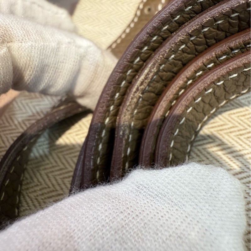 Hermes爱马仕 halzan25大象灰银扣 Z刻-4