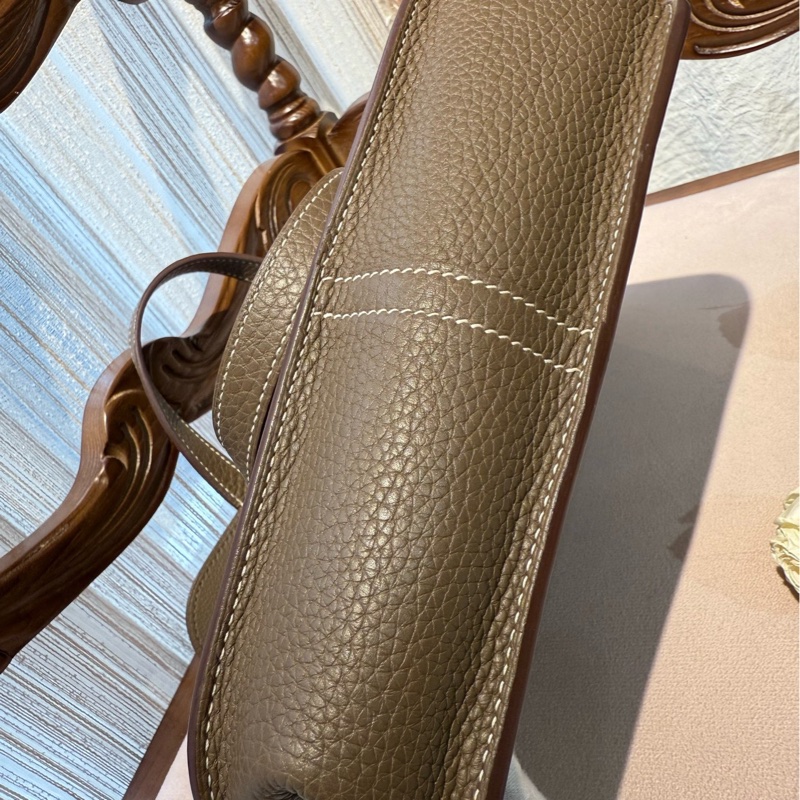 Hermes爱马仕 halzan25大象灰银扣 Z刻-6