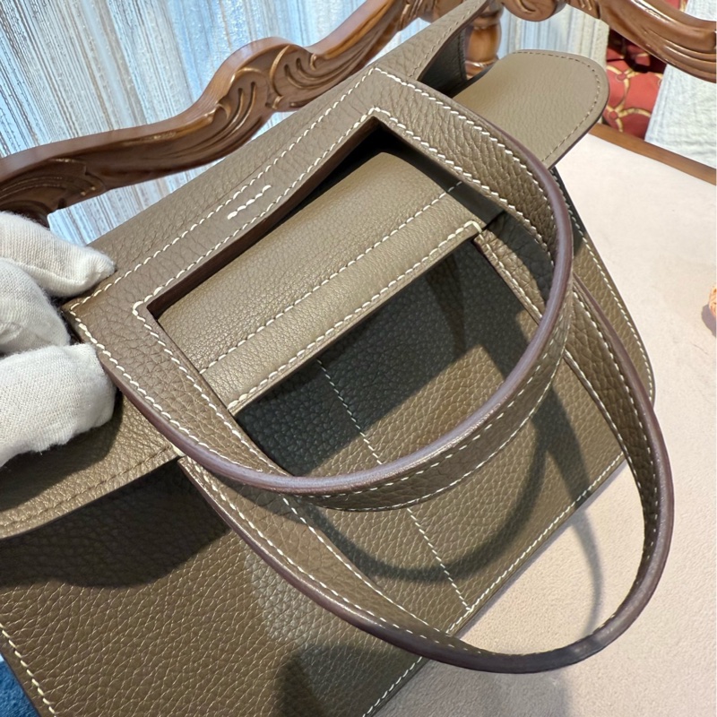 Hermes爱马仕 halzan25大象灰银扣 Z刻-8