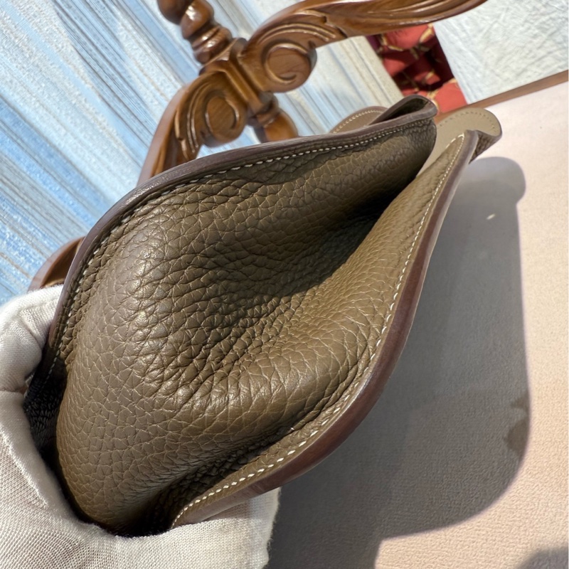 Hermes爱马仕 halzan25大象灰银扣 Z刻-9