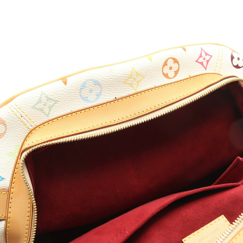 路易威登 Claudia 手提包 M40193 Monogram Multicolor 白色 二手 女士 LV-8