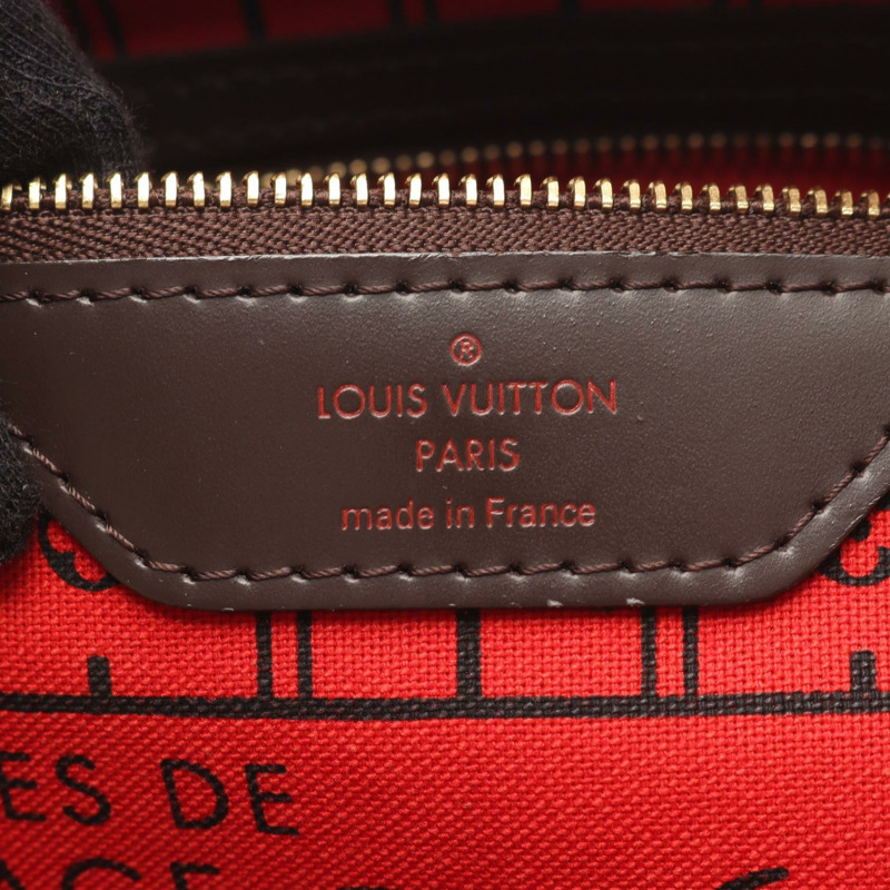 路易威登 Neverfull PM 肩背手提包 N51109 Damier Ebene 帆布 二手 LV-3