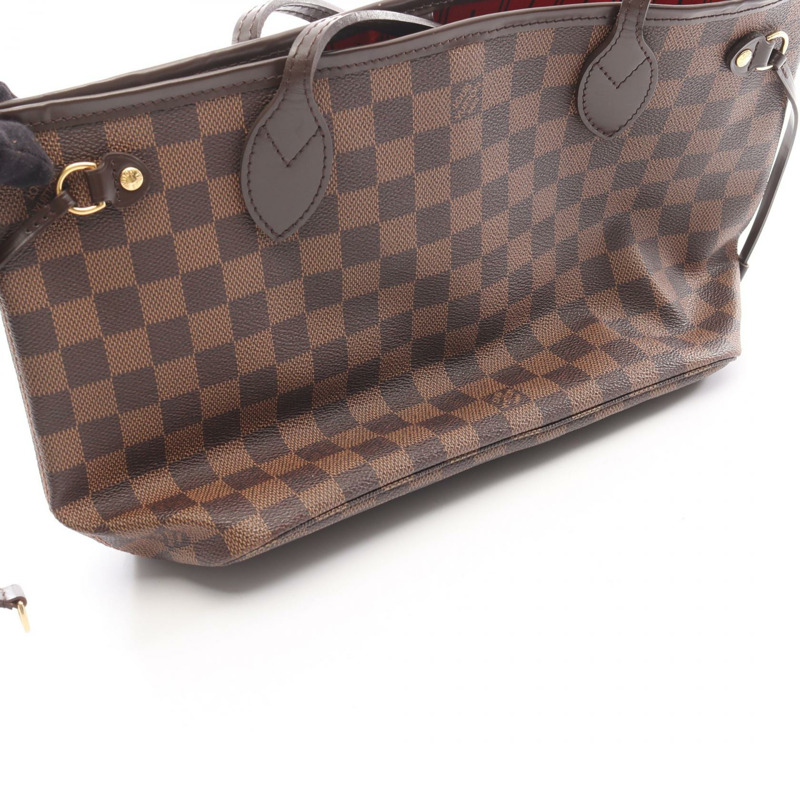 路易威登 Neverfull PM 肩背手提包 N51109 Damier Ebene 帆布 二手 LV-10