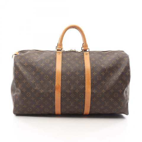 路易威登 Keepall55 手提包 M41424 Monogram 帆布棕色二手男女通用款 LV