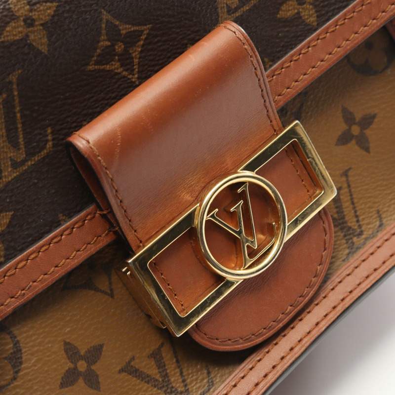 路易威登 Dauphine MINI 肩背包 M44580 Monogram 反面棕色二手 LV-8
