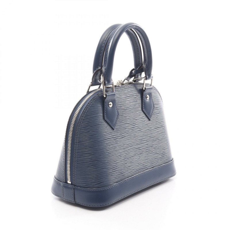 路易威登 Alma BB 單肩手提包 M40855 lEpi 皮革藍靛藍海軍藍 二手-1
