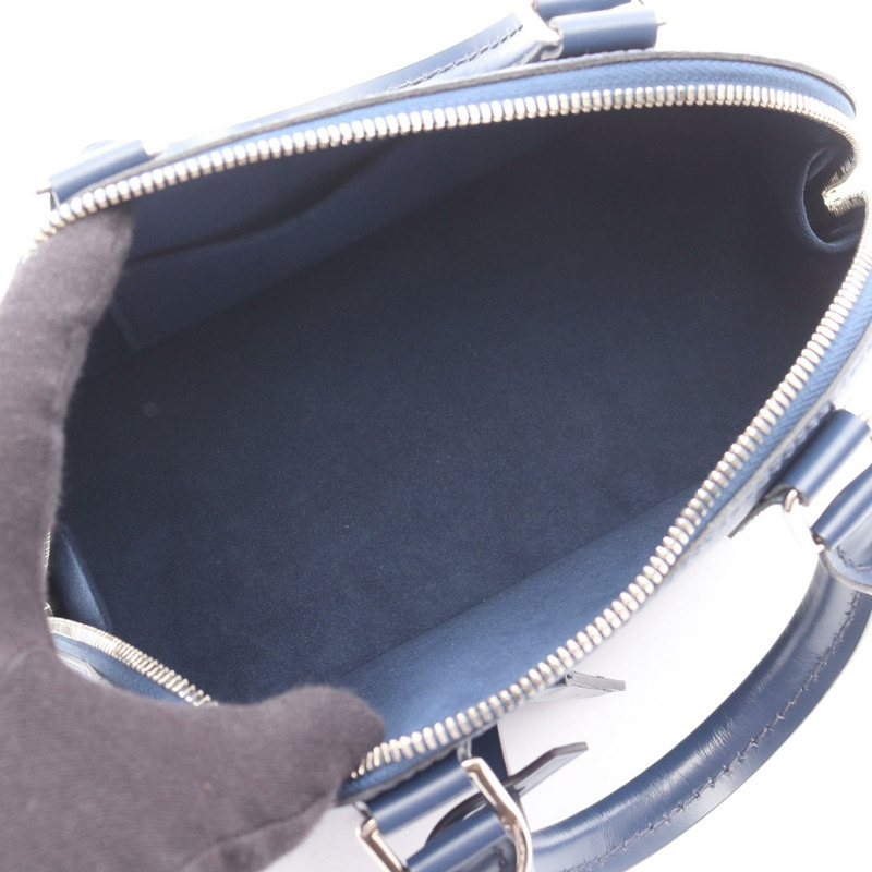 路易威登 Alma BB 單肩手提包 M40855 lEpi 皮革藍靛藍海軍藍 二手-2
