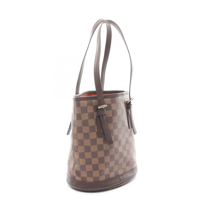 路易威登 Marais 手提包 N42240 Damier Ebene 帆布皮革 棕色 二手 LV-1
