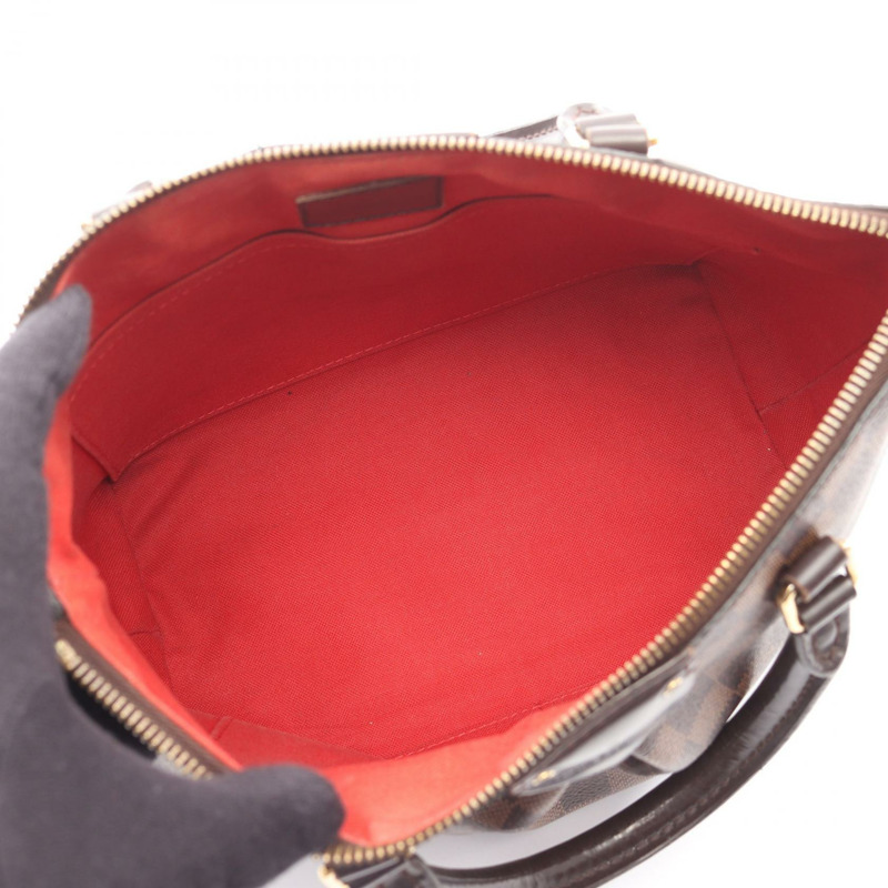 LOUIS VUITTON Sienna 小號單肩手提包 N41545 Damier Ebene 帆布皮革 二手-2