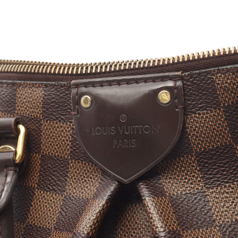 LOUIS VUITTON Sienna 小號單肩手提包 N41545 Damier Ebene 帆布皮革 二手-7