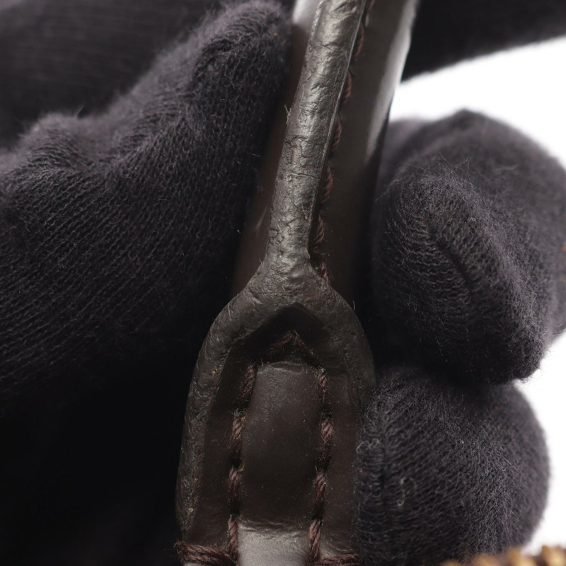 LOUIS VUITTON Sienna 小號單肩手提包 N41545 Damier Ebene 帆布皮革 二手-10