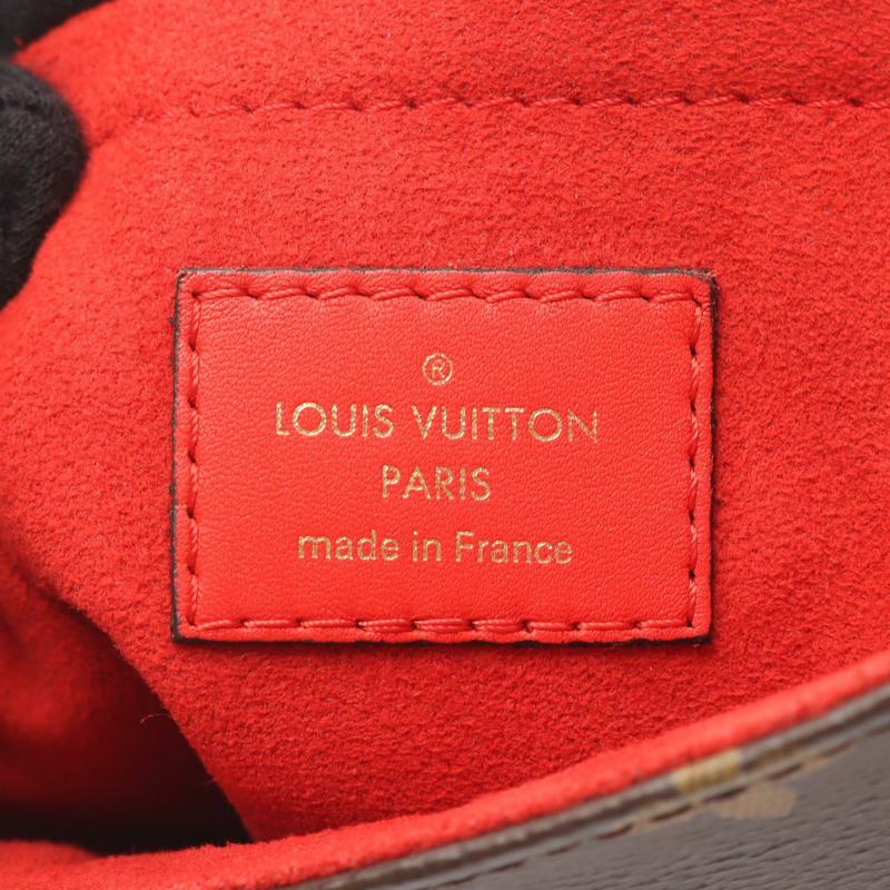 路易威登 Locky BB 單肩手提包 M44322 Monogram Coquelicot 棕色 二手 LV-3
